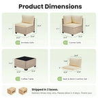 Ravello 7-Piece Patio Sectional