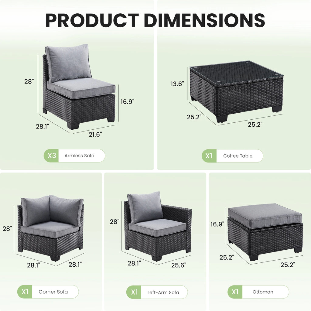 Bellagio Modular Patio Sectional
