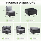 Bellagio Modular Patio Sectional