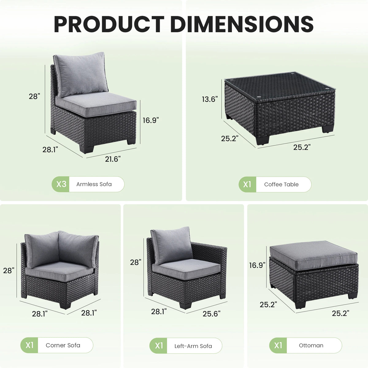Bellagio Modular Patio Sectional