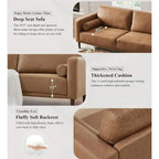 Bellmont Leather-Look Sofa