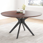 Faye Round Wood Dining Table