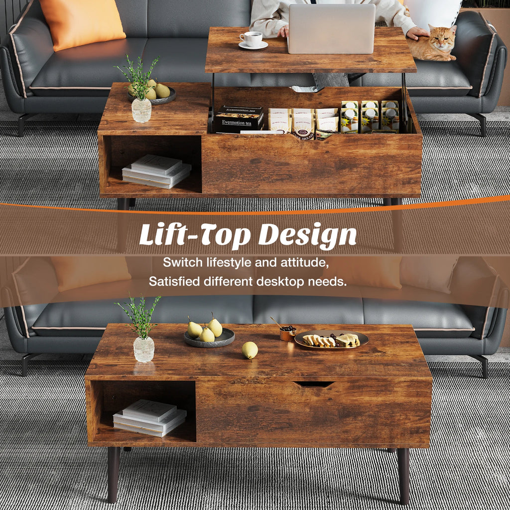 Leona Lift-Top Coffee Table