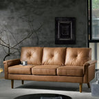 Quincy Leatherette Sofa