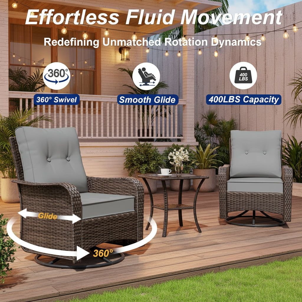 Alvara Nox 10-Piece Outdoor Fire Pit Set