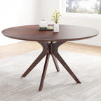 Faye Round Wood Dining Table