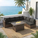 Tivoli 7-Piece Fire Pit Sectional