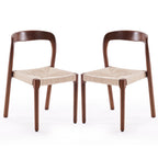 Noelle Ash Wood Dining Chairs — Set of 2