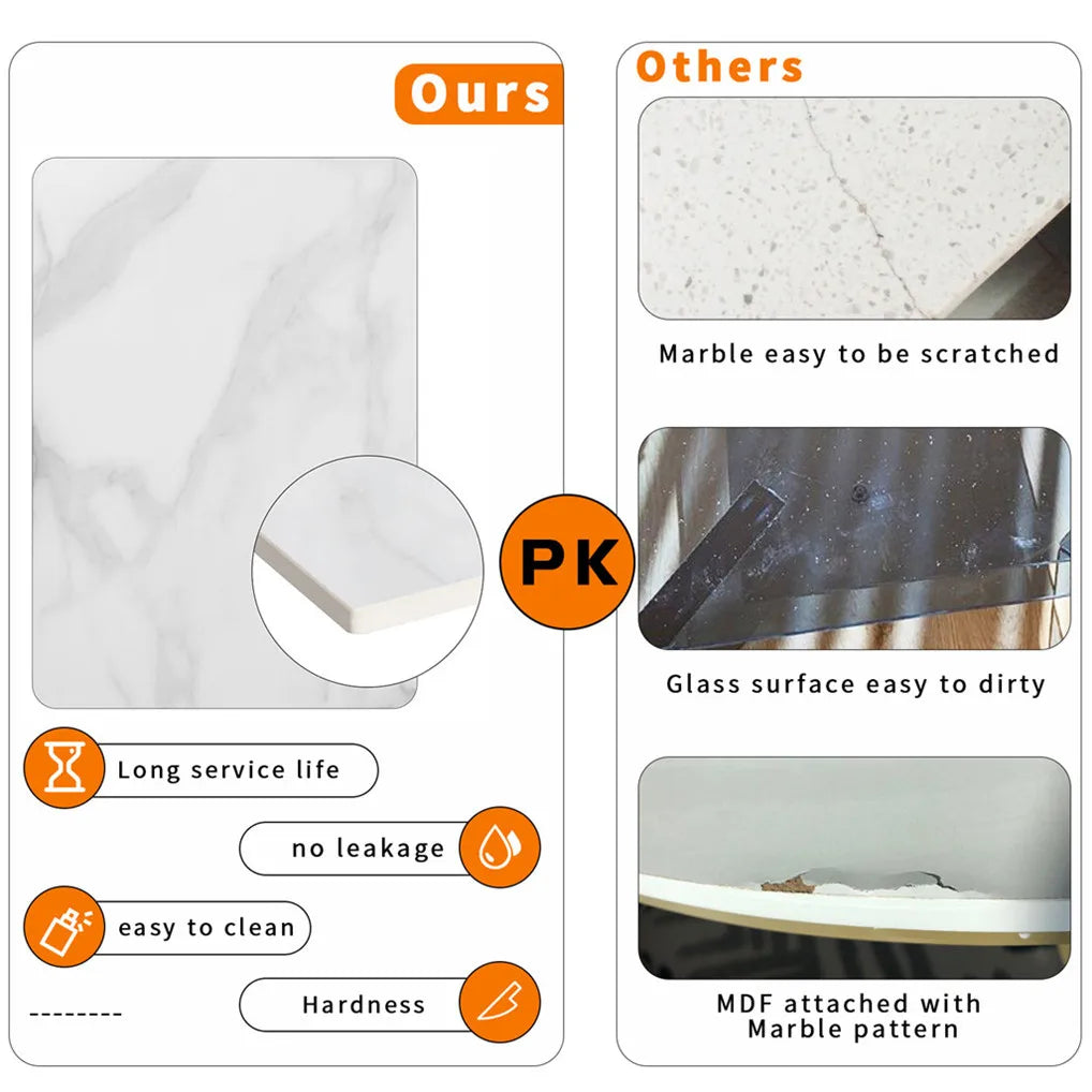 Zara Round Marble Dining Table