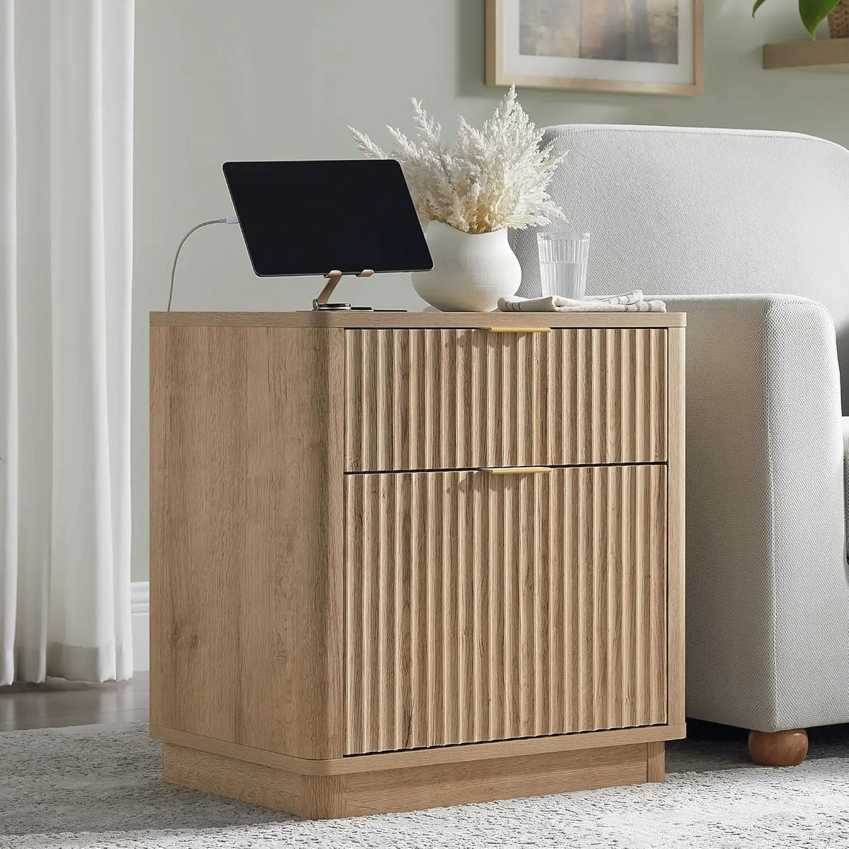 Nora Fluted Nightstand