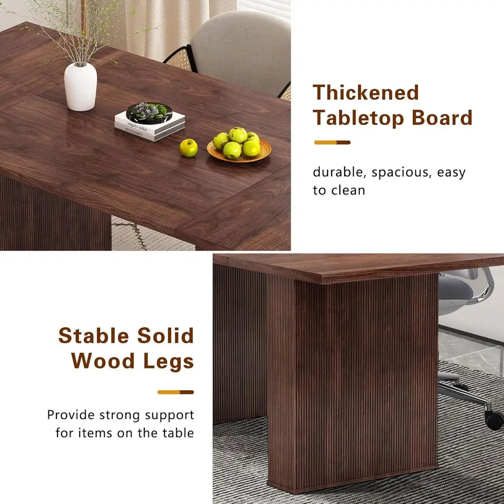 Vera Fluted Dining Table