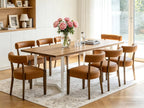 Siena Walnut Dining Chairs — Set of 8