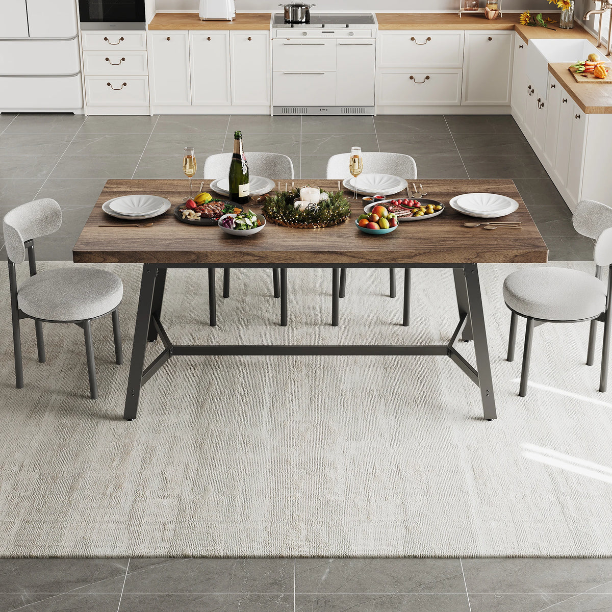 Jonas Rustic Dining Table