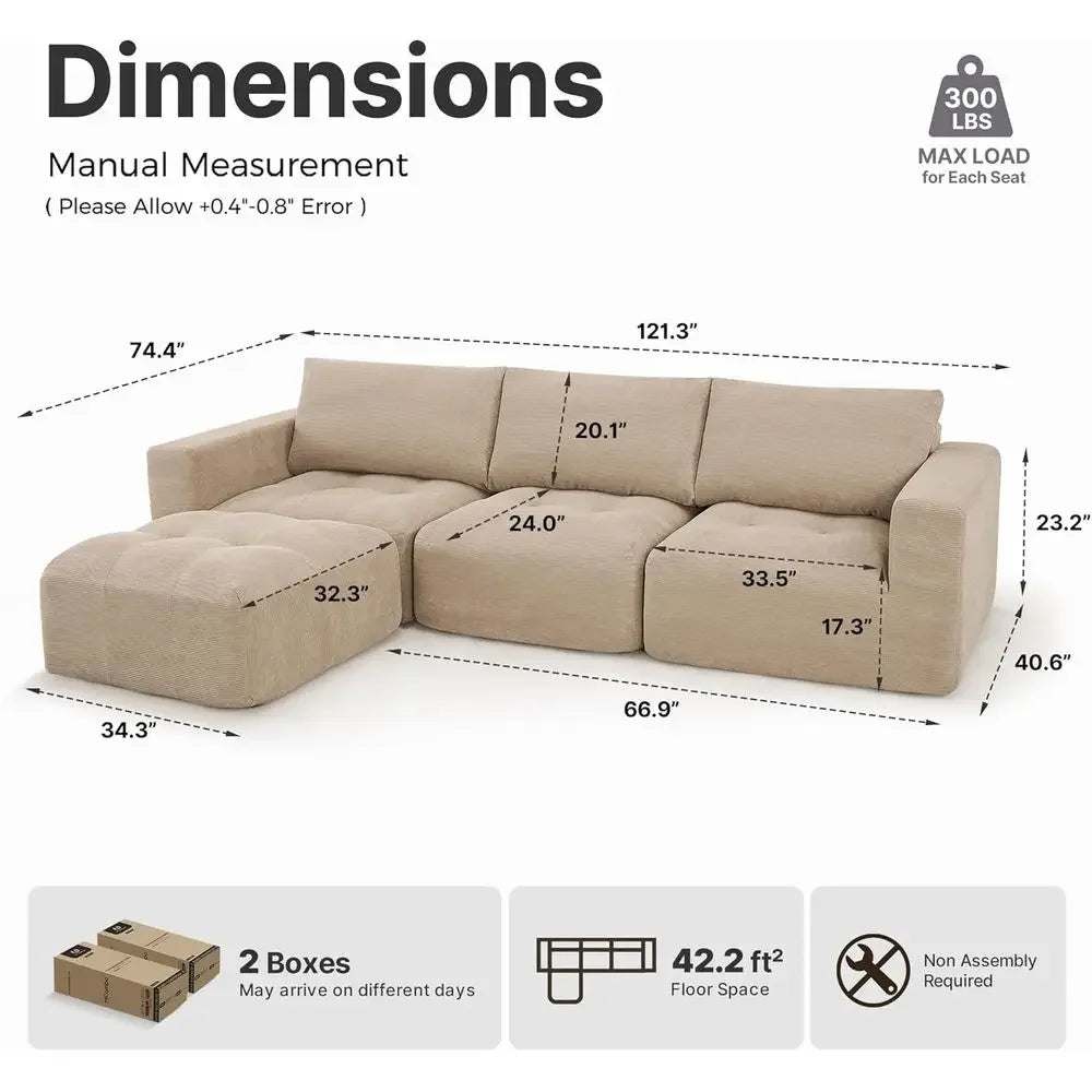 Lennox Extra-Deep Sectional