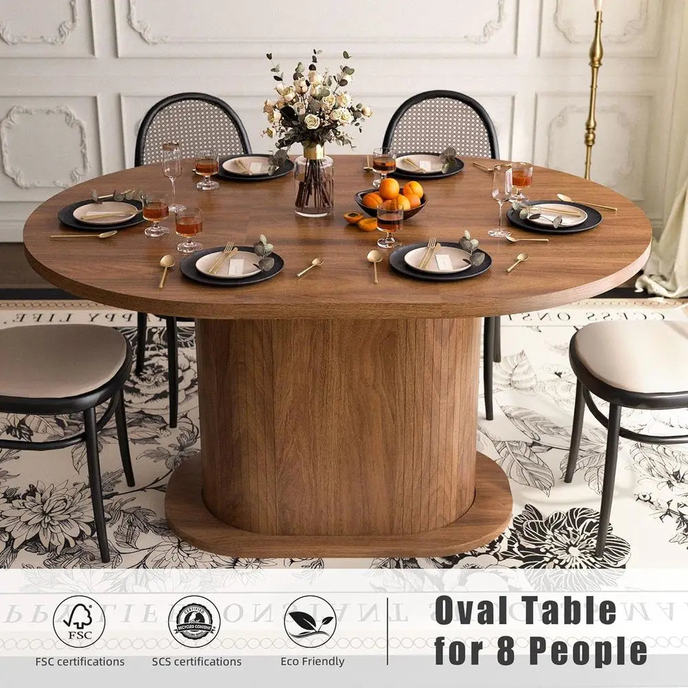 Blaise Expandable Walnut Dining Table