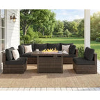 Tivoli 7-Piece Fire Pit Sectional