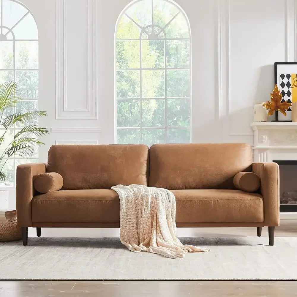 Bellmont Leather-Look Sofa