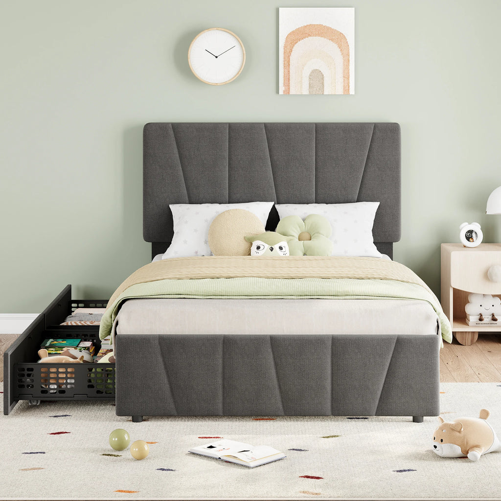 Lavinia Storage Platform Bed