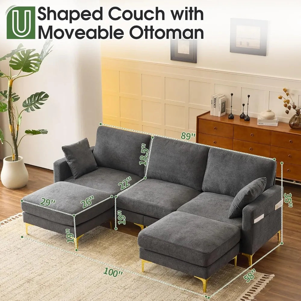 Marcell U-Shaped Sectional