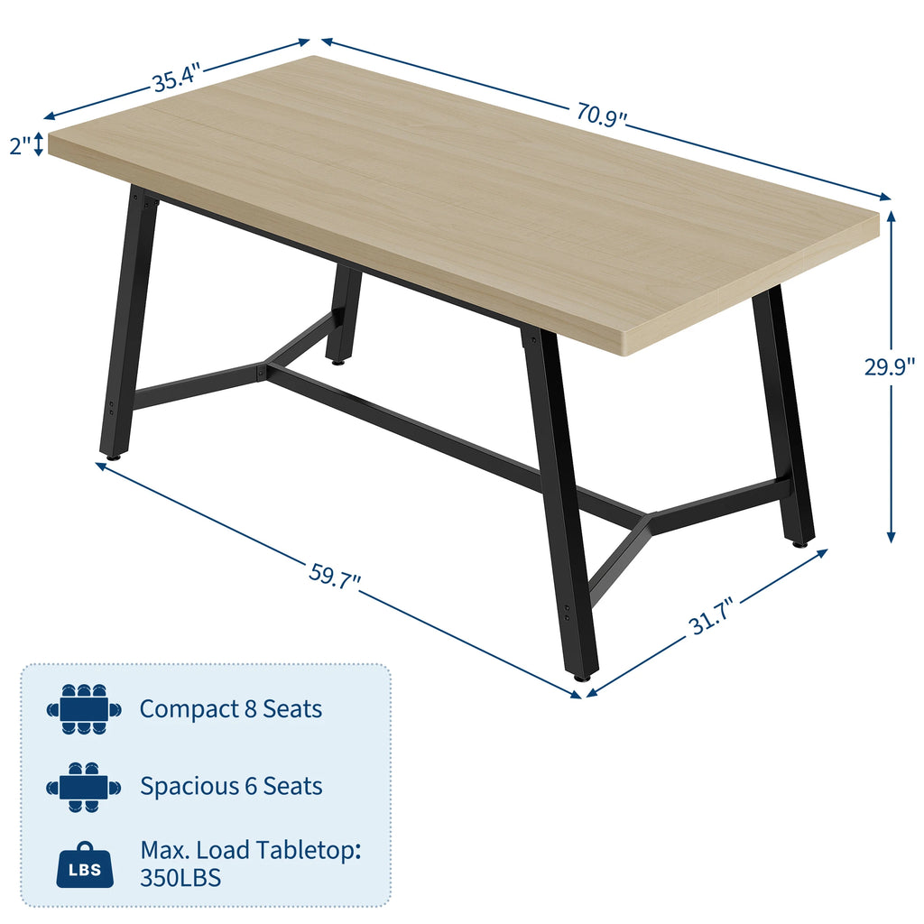 Jonas Rustic Dining Table