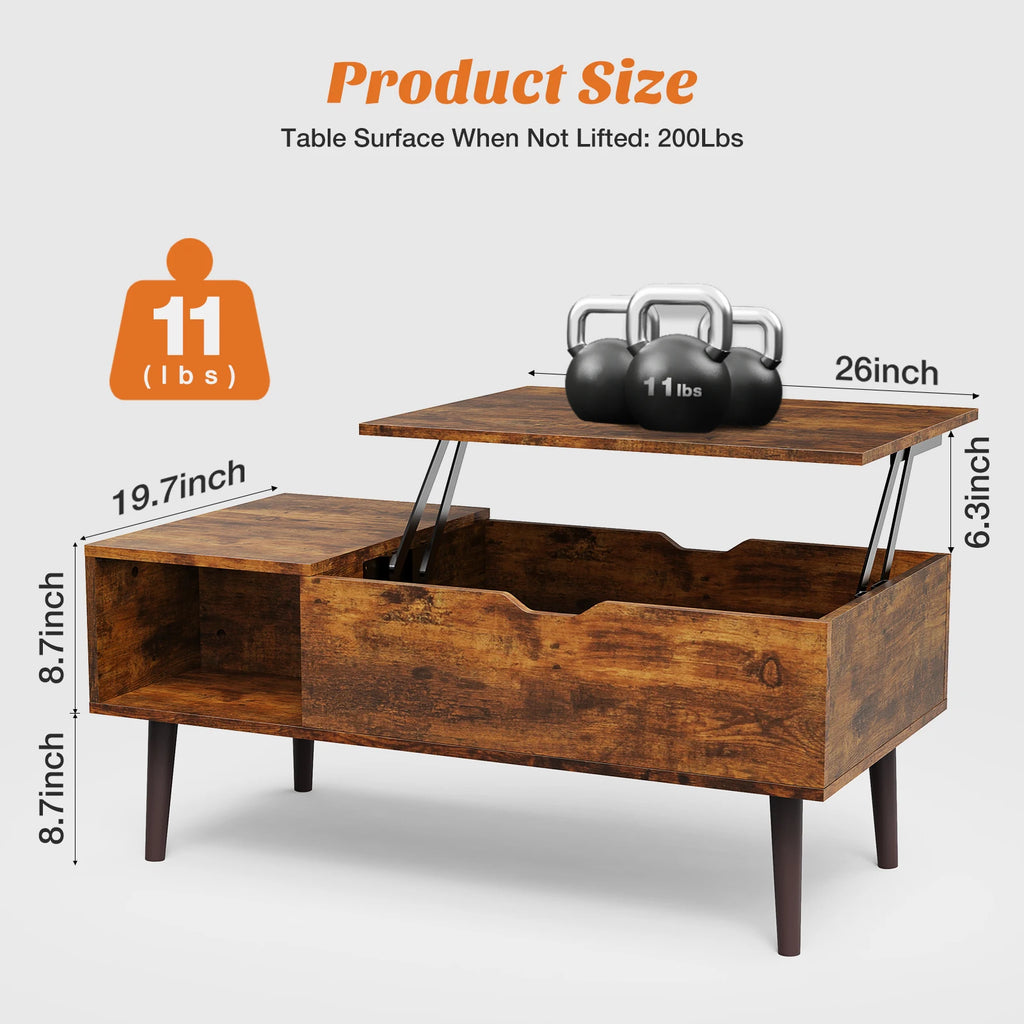 Leona Lift-Top Coffee Table