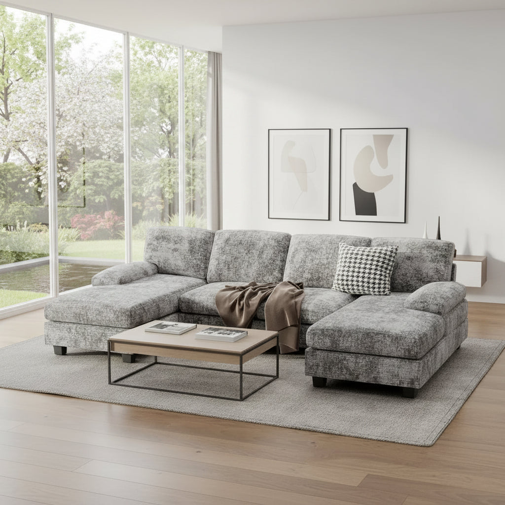 Lumo U-Shaped Convertible Sectional Sofa