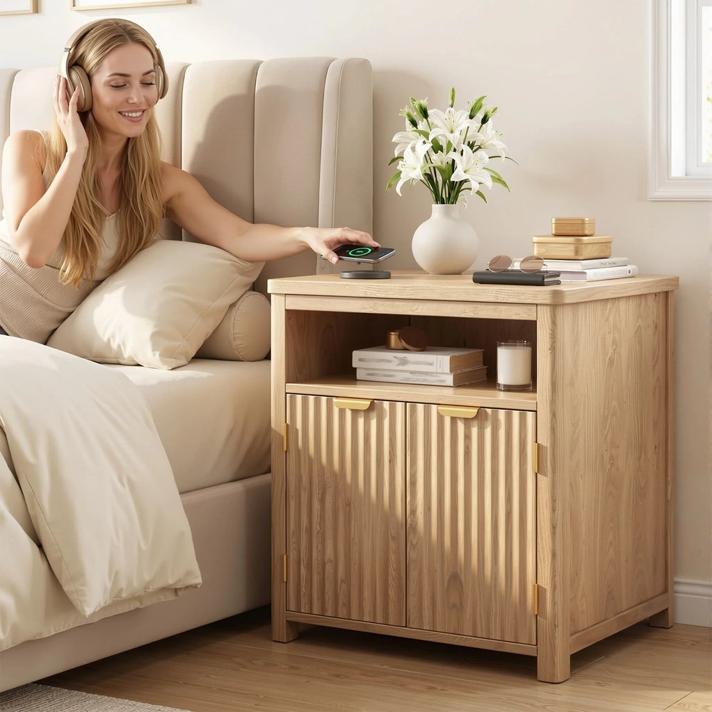 Zoe Farmhouse Nightstand