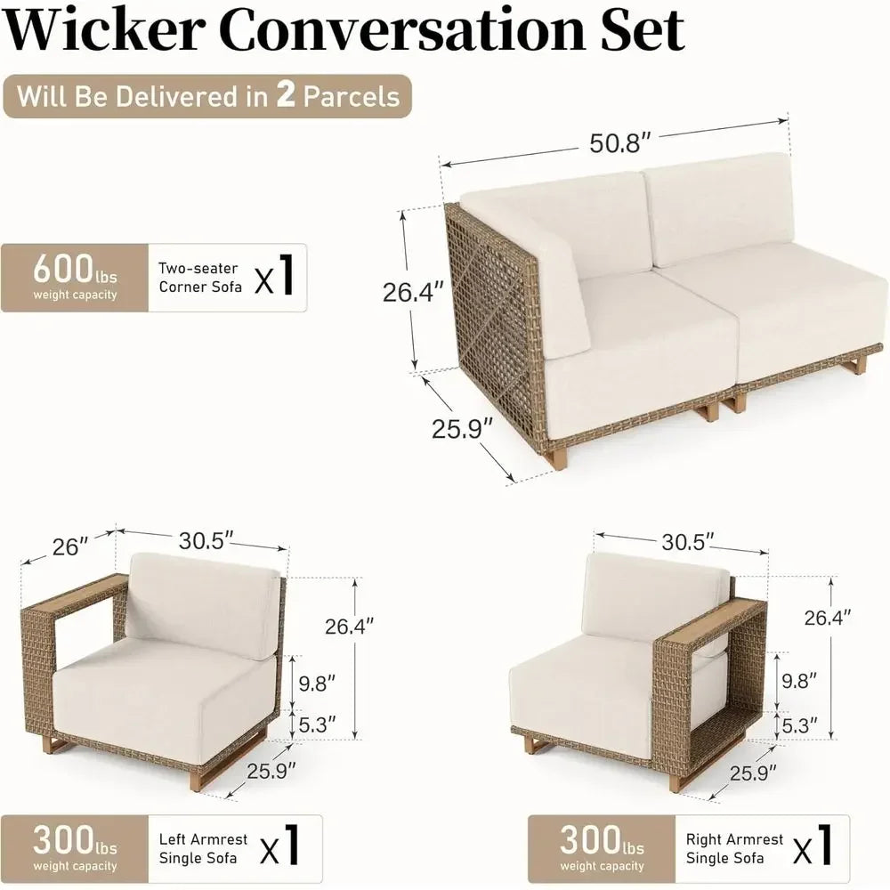 Solara 4-Seat Patio Sectional