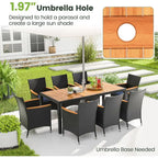 Portofino 9-Piece Outdoor Dining Set