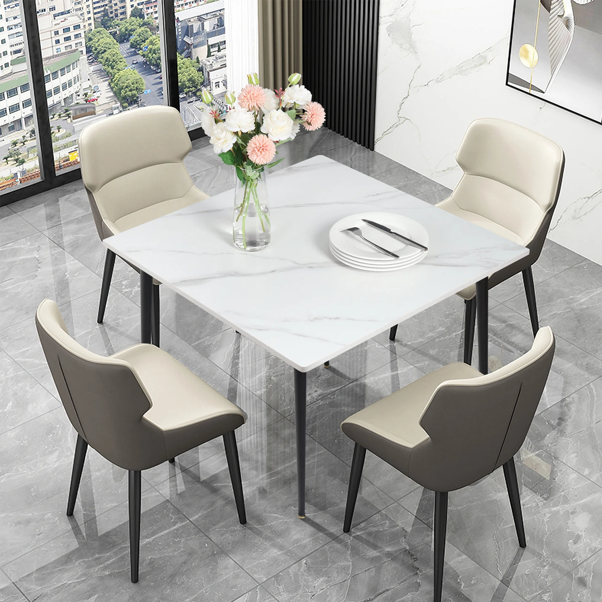Sasha Sintered Stone Dining Table