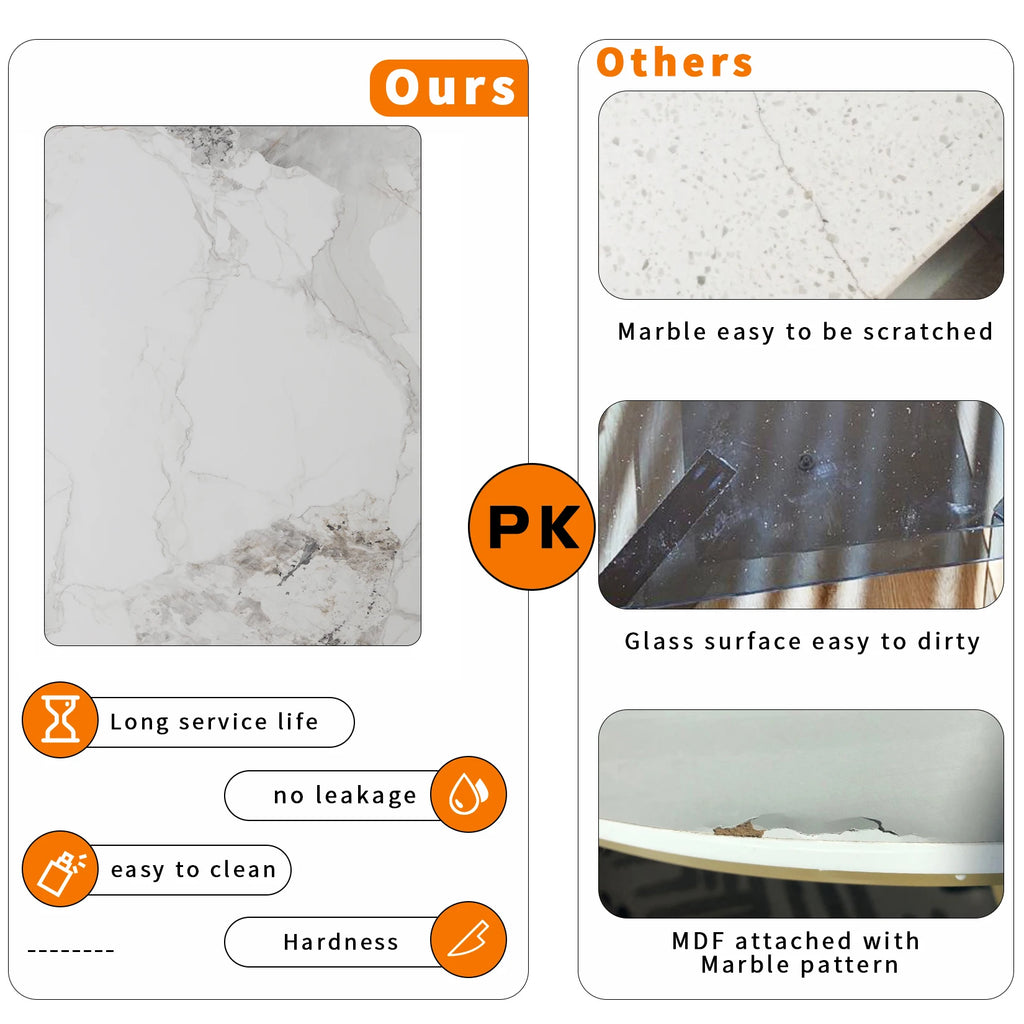 Yara Marble Dining Table