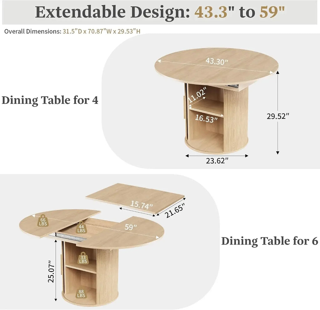 Nola Extendable Dining Table
