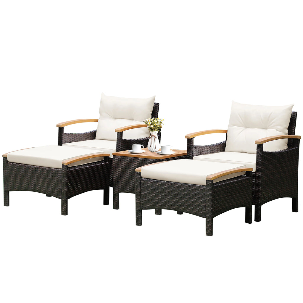 Amalfi 5-Piece Patio Lounge Set