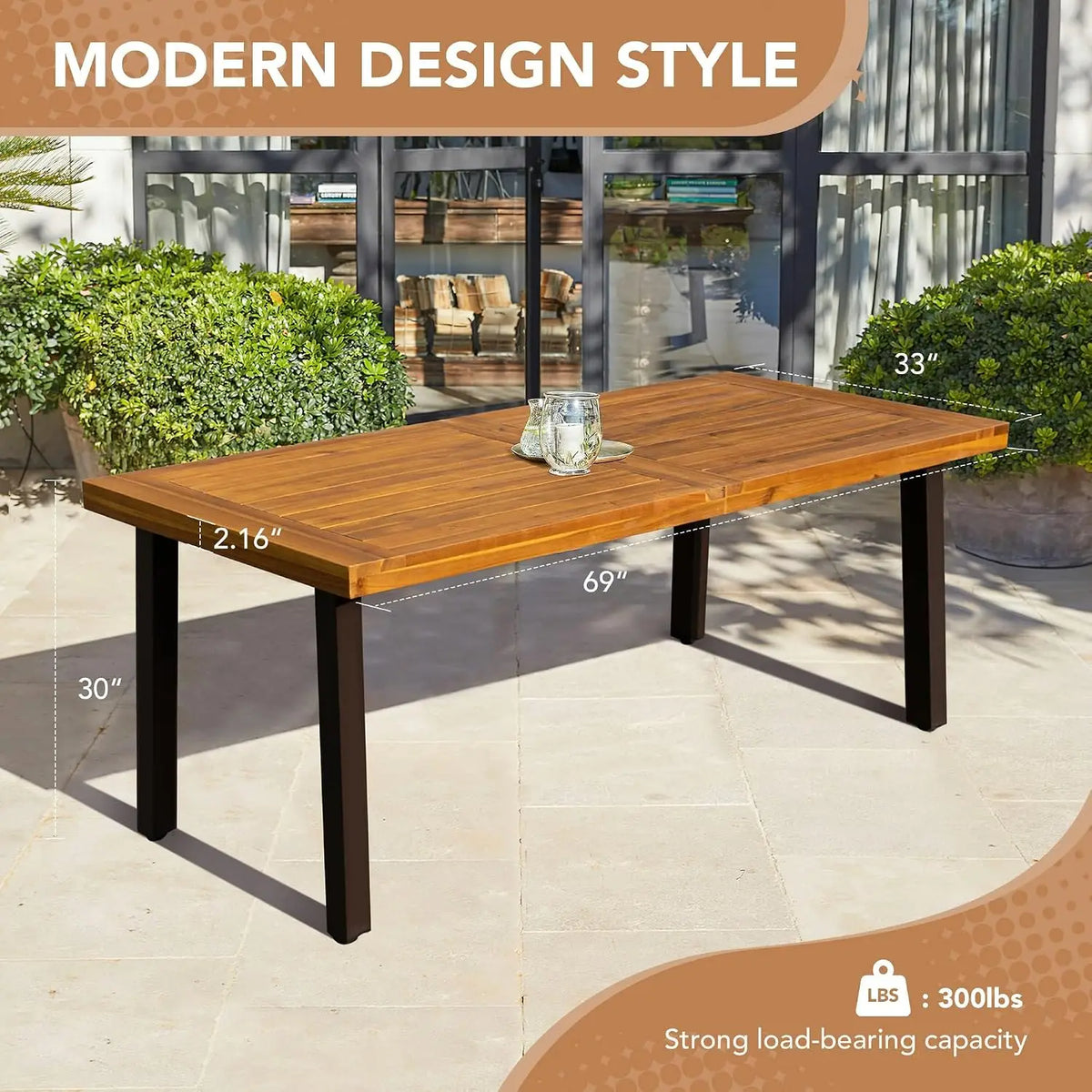 Celine Acacia Dining Table
