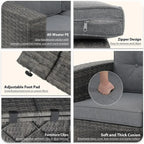 Sorrento 8-Piece Fire Pit Sectional