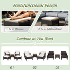 Amalfi 5-Piece Patio Lounge Set