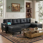 Elysia Black Sectional