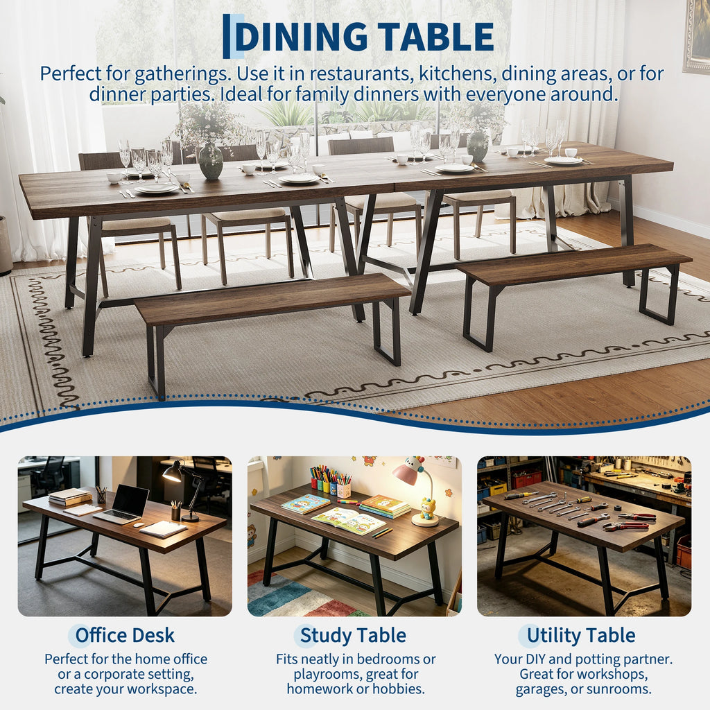 Jonas Rustic Dining Table