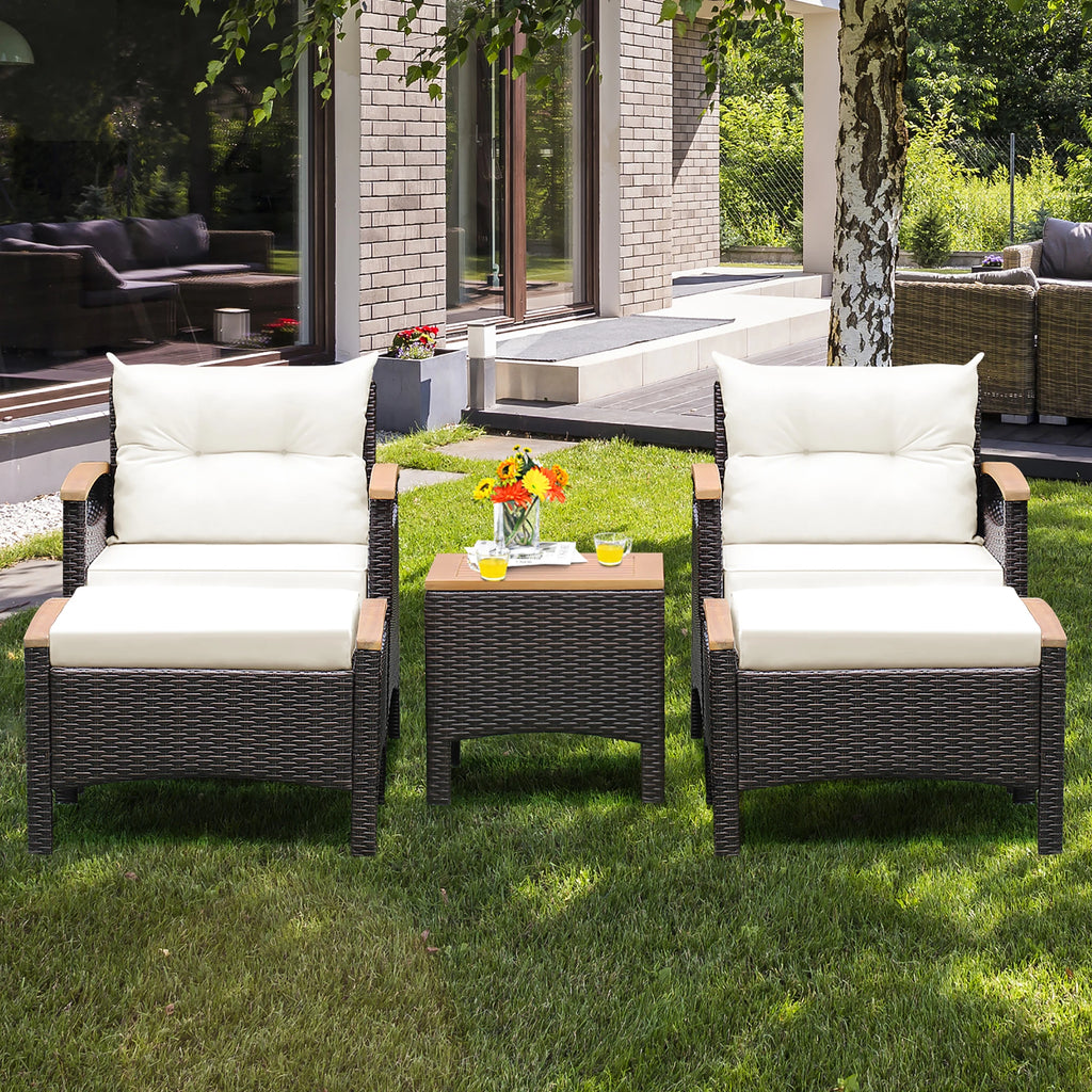 Amalfi 5-Piece Patio Lounge Set