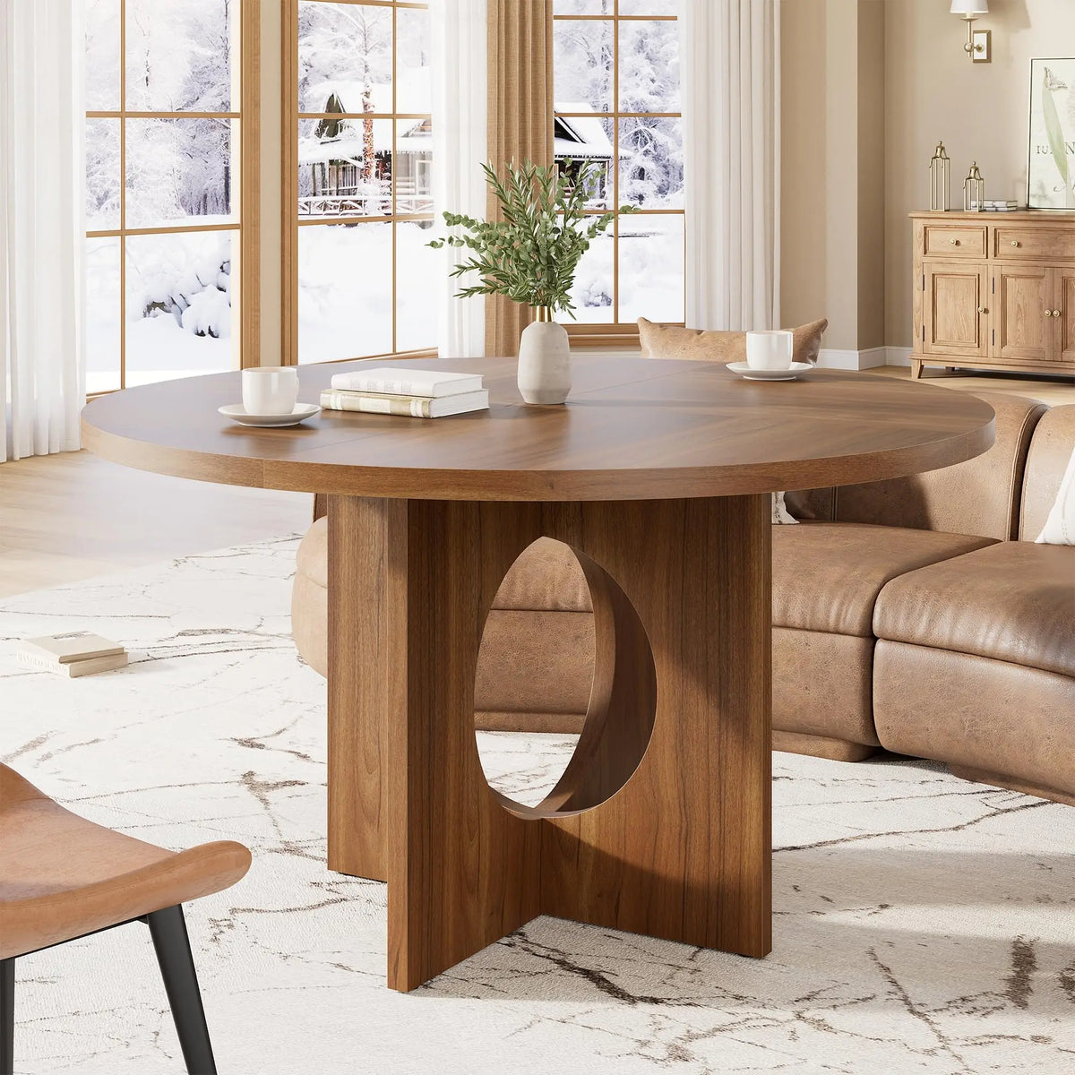 Kara 47-Inch Farmhouse Dining Table