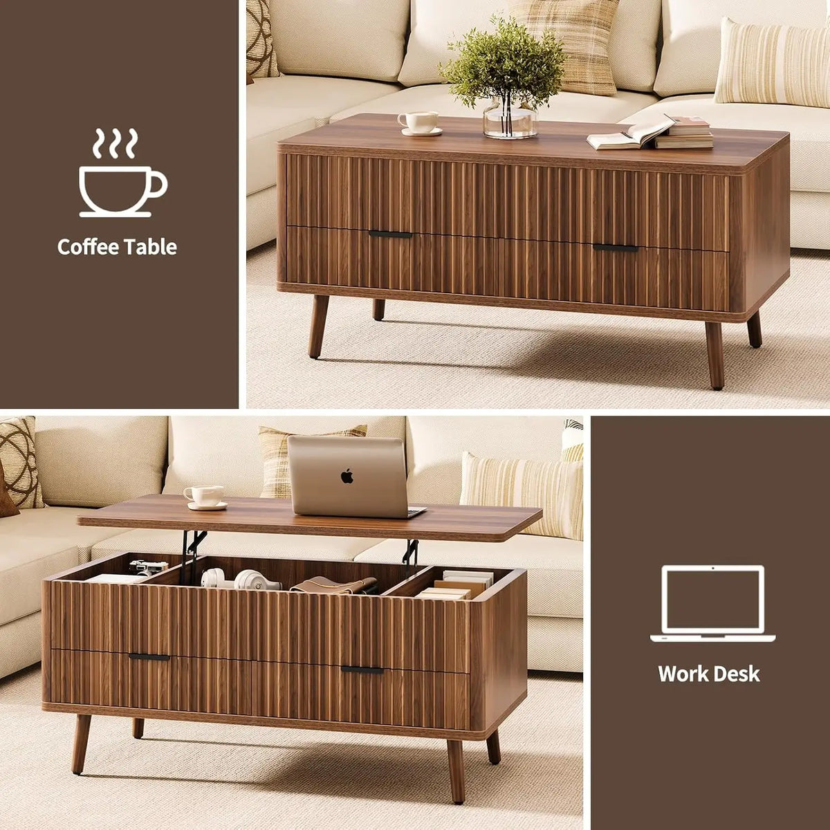 Inez Lift-Top Coffee Table
