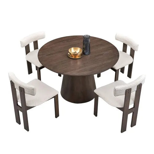 Avery 5-Piece Round Dining Set
