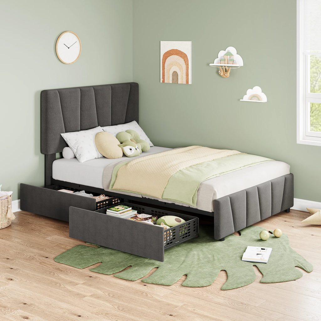 Lavinia Storage Platform Bed