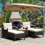 Amalfi 5-Piece Patio Lounge Set