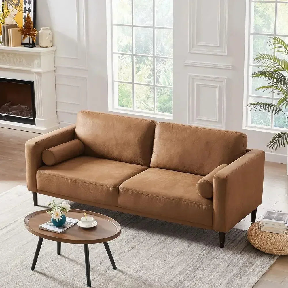 Bellmont Leather-Look Sofa