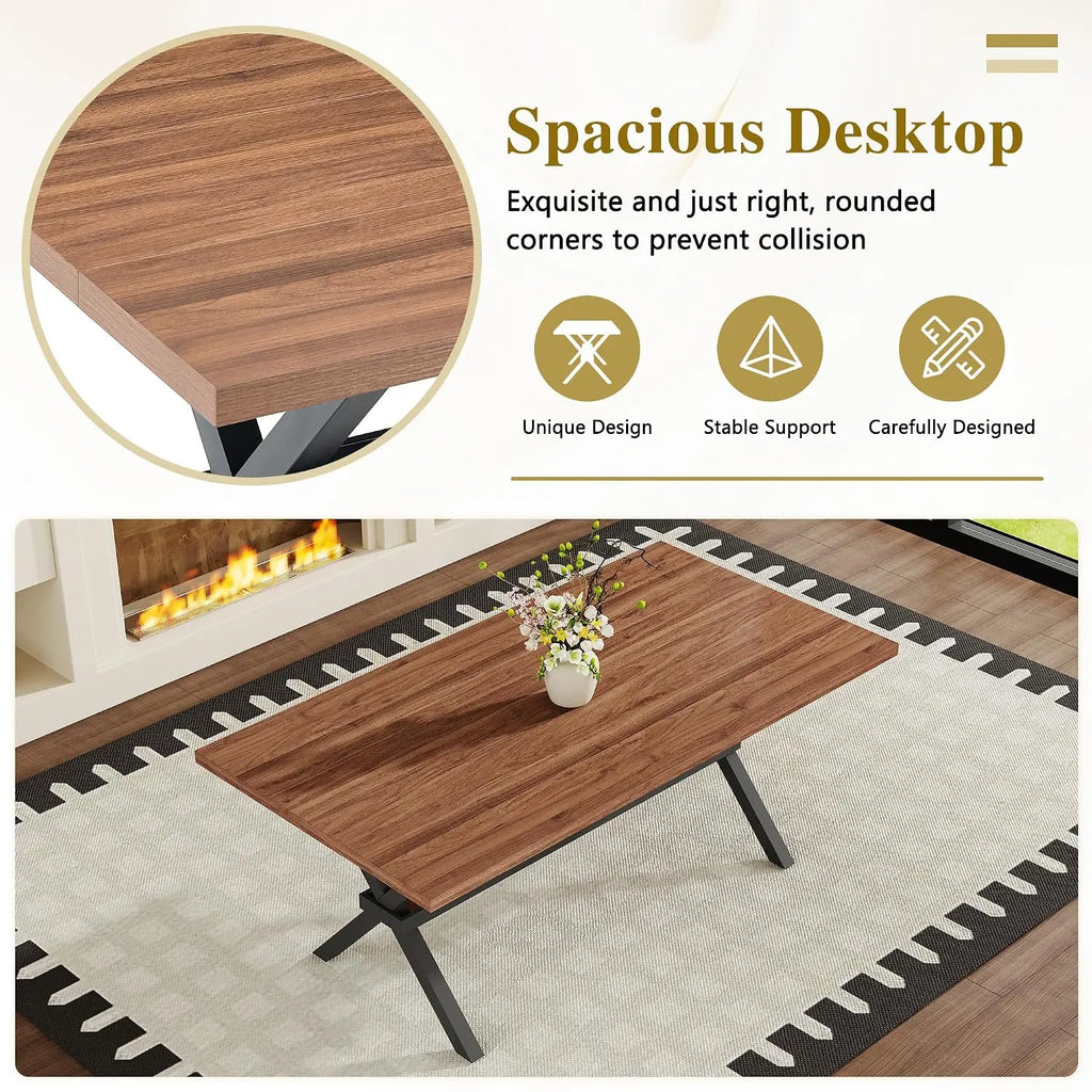 Selene 7-Piece Farmhouse Dining Set