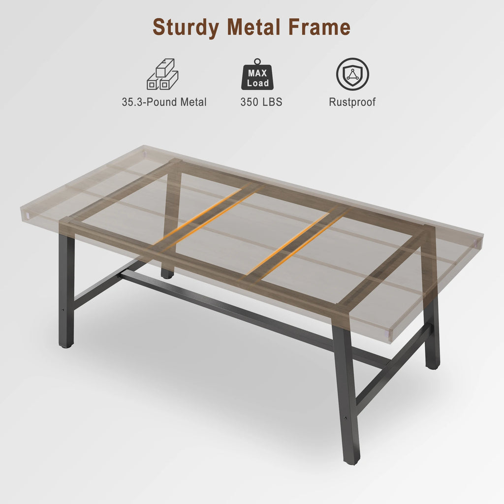 Tess Industrial Dining Table