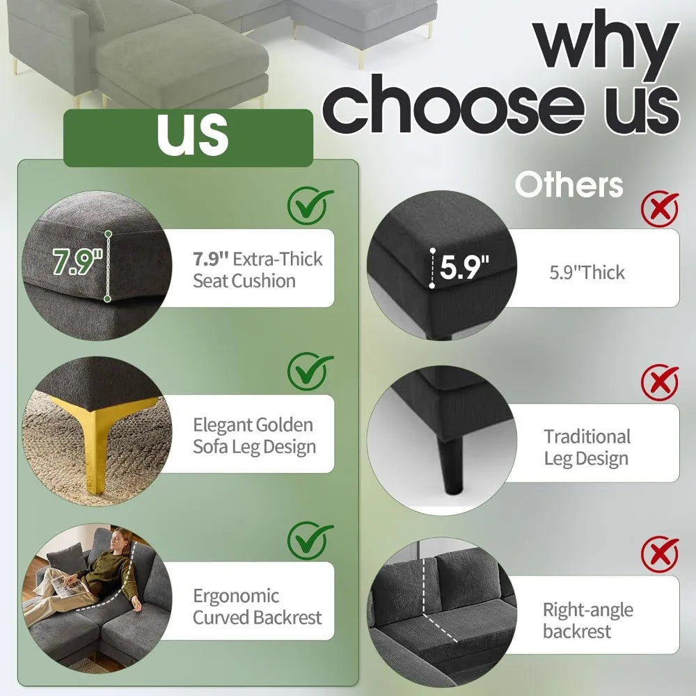 Marcell U-Shaped Sectional