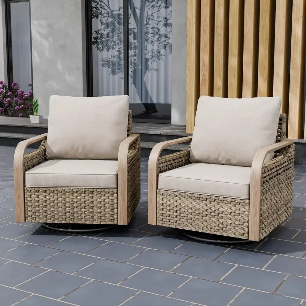 Marina Swivel Glider Chair Set