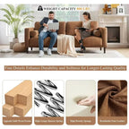 Bellmont Leather-Look Sofa